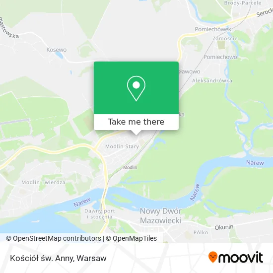Kościół św. Anny map