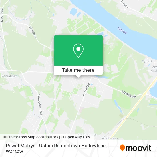 Paweł Mutryn - Usługi Remontowo-Budowlane map