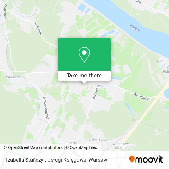 Izabella Stańczyk Usługi Księgowe map