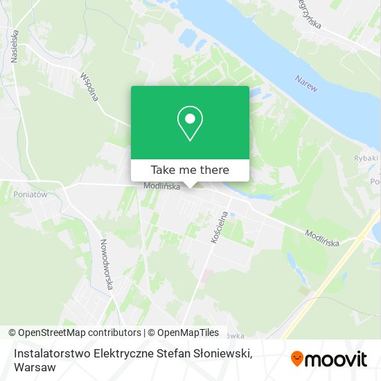 Карта Instalatorstwo Elektryczne Stefan Słoniewski