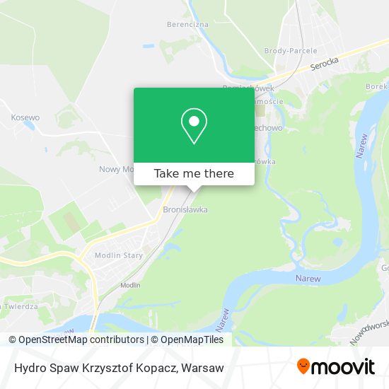 Hydro Spaw Krzysztof Kopacz map