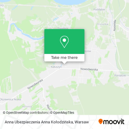 Anna Ubezpieczenia Anna Kołodzińska map