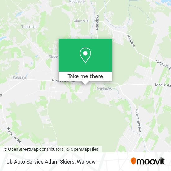 Cb Auto Service Adam Skierś map