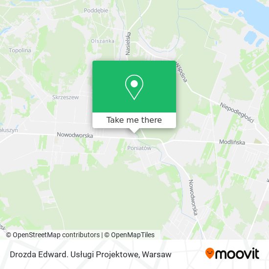 Drozda Edward. Usługi Projektowe map