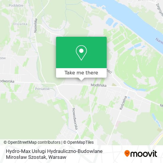 Hydro-Max Usługi Hydrauliczno-Budowlane Mirosław Szostak map