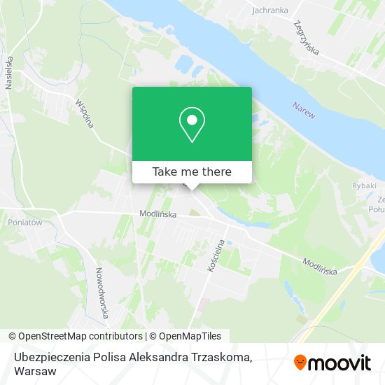 Ubezpieczenia Polisa Aleksandra Trzaskoma map