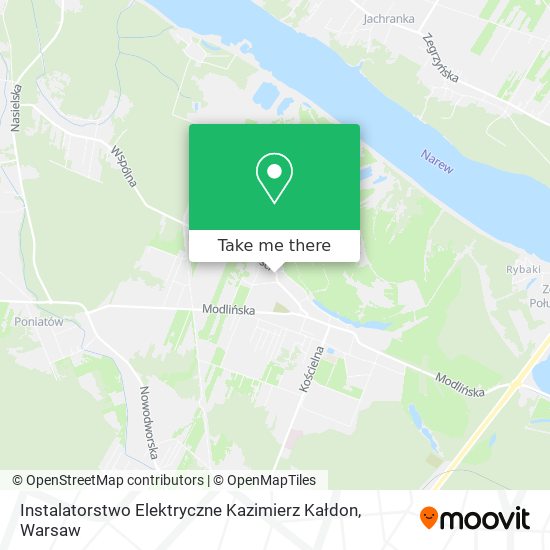 Карта Instalatorstwo Elektryczne Kazimierz Kałdon