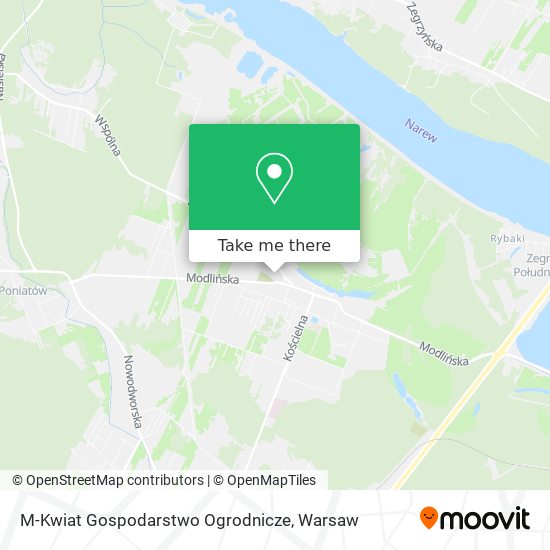 Карта M-Kwiat Gospodarstwo Ogrodnicze