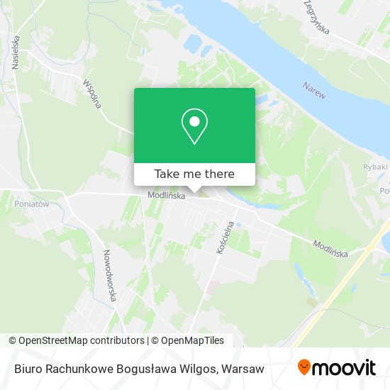 Biuro Rachunkowe Bogusława Wilgos map