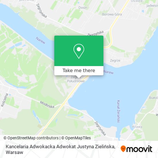 Kancelaria Adwokacka Adwokat Justyna Zielińska map