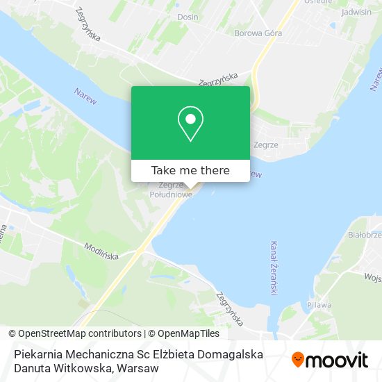 Piekarnia Mechaniczna Sc Elżbieta Domagalska Danuta Witkowska map