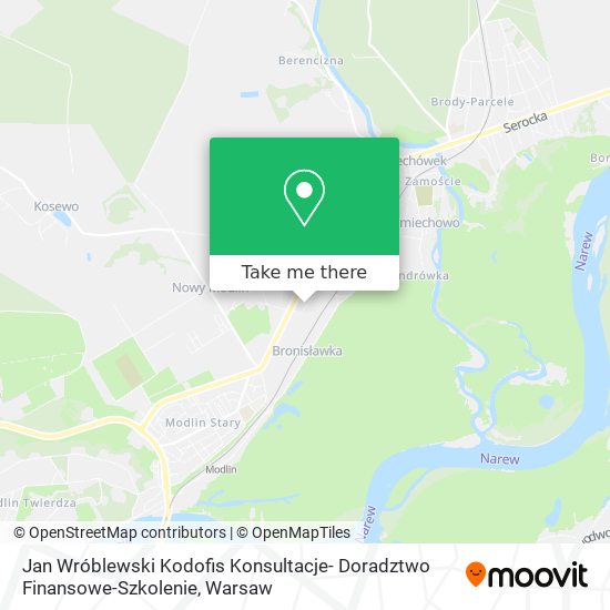 Jan Wróblewski Kodofis Konsultacje- Doradztwo Finansowe-Szkolenie map