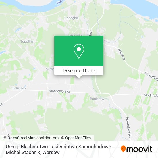 Usługi Blacharstwo-Lakiernictwo Samochodowe Michał Stachnik map