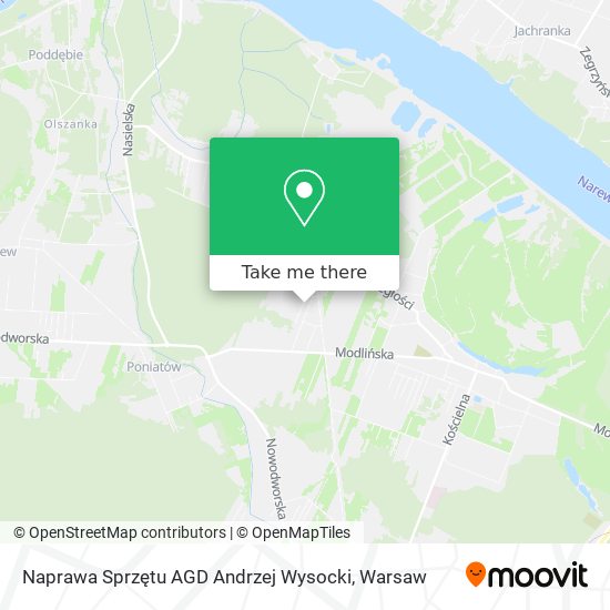 Naprawa Sprzętu AGD Andrzej Wysocki map