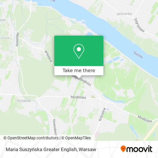 Maria Suszyńska Greater English map