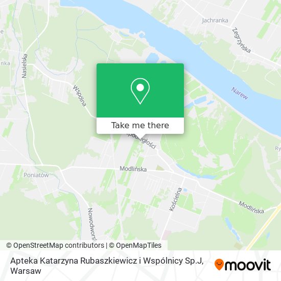 Apteka Katarzyna Rubaszkiewicz i Wspólnicy Sp.J map