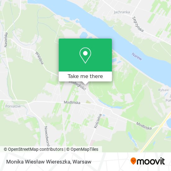 Monika Wiesław Wiereszka map