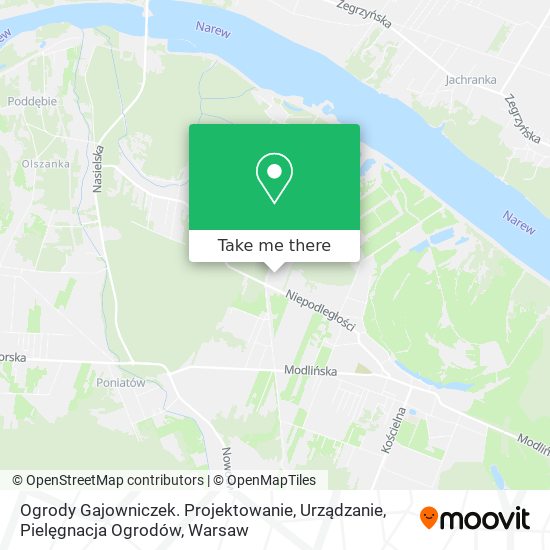 Карта Ogrody Gajowniczek. Projektowanie, Urządzanie, Pielęgnacja Ogrodów