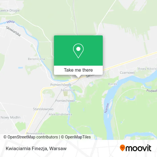Kwiaciarnia Finezja map