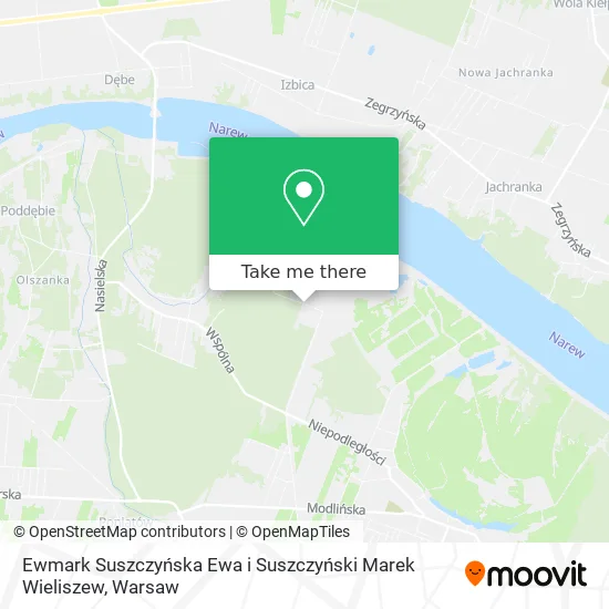 Ewmark Suszczyńska Ewa i Suszczyński Marek Wieliszew map