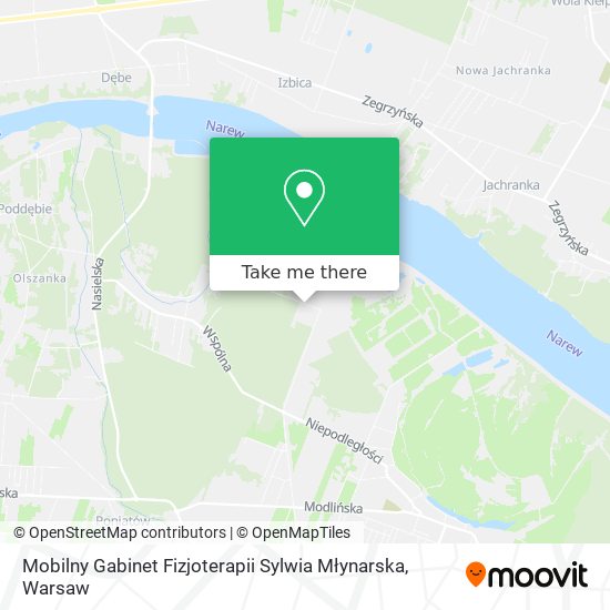 Карта Mobilny Gabinet Fizjoterapii Sylwia Młynarska