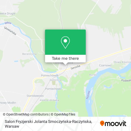 Salon Fryzjerski Jolanta Smoczyńska-Raczyńska map