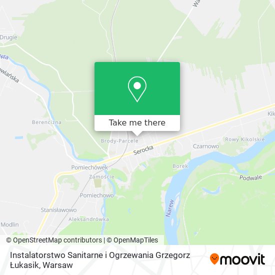 Instalatorstwo Sanitarne i Ogrzewania Grzegorz Łukasik map