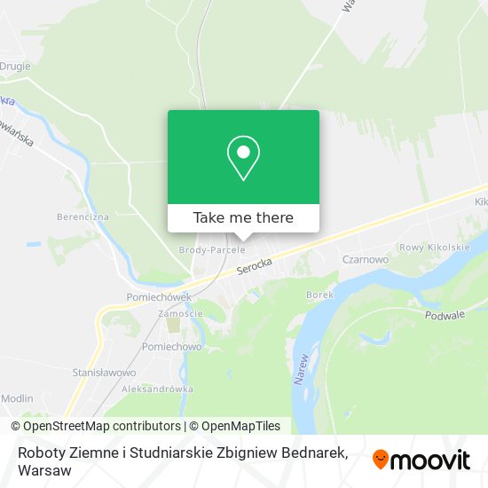 Roboty Ziemne i Studniarskie Zbigniew Bednarek map