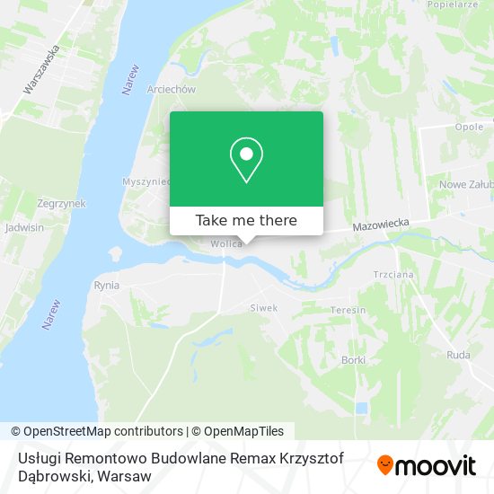 Карта Usługi Remontowo Budowlane Remax Krzysztof Dąbrowski