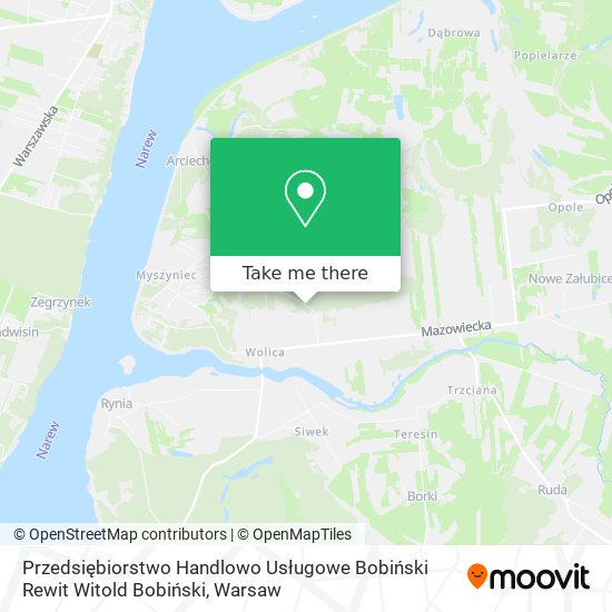 Przedsiębiorstwo Handlowo Usługowe Bobiński Rewit Witold Bobiński map