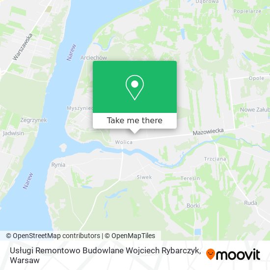 Usługi Remontowo Budowlane Wojciech Rybarczyk map