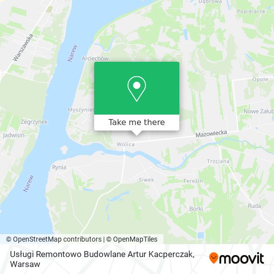 Usługi Remontowo Budowlane Artur Kacperczak map