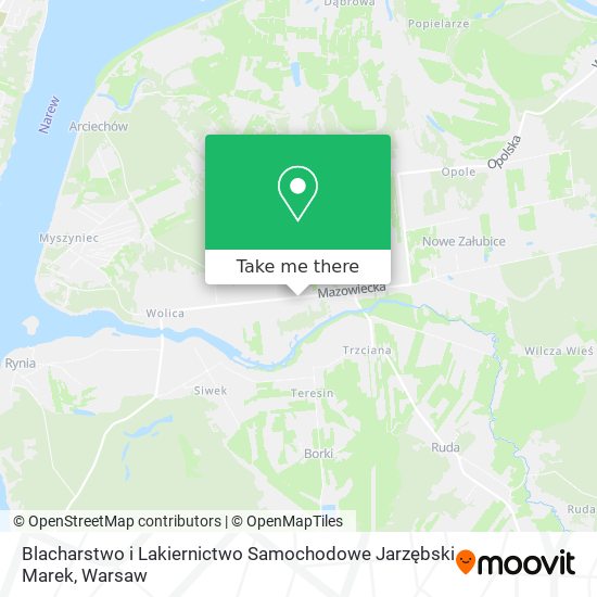 Blacharstwo i Lakiernictwo Samochodowe Jarzębski Marek map