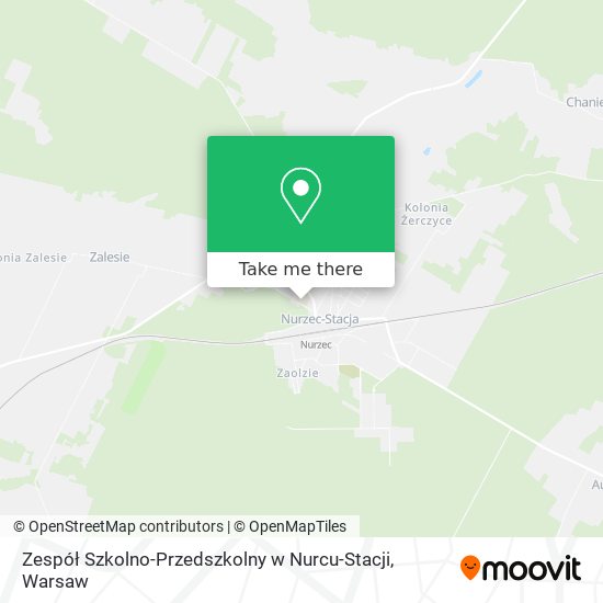 Zespół Szkolno-Przedszkolny w Nurcu-Stacji map