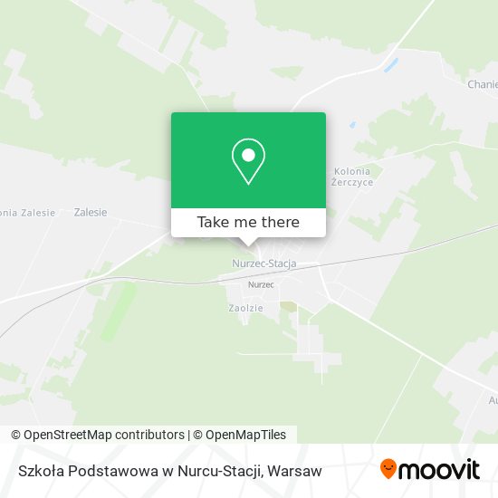 Szkoła Podstawowa w Nurcu-Stacji map