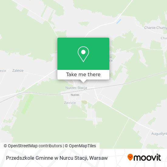 Przedszkole Gminne w Nurcu Stacji map