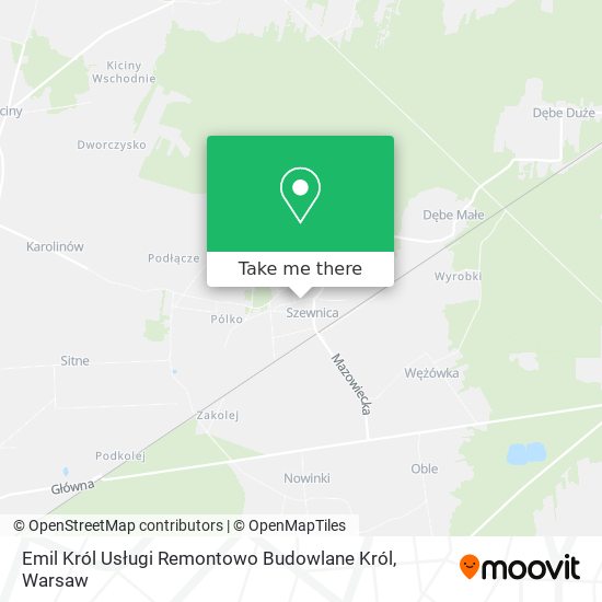 Emil Król Usługi Remontowo Budowlane Król map