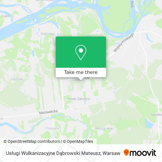 Usługi Wulkanizacyjne Dąbrowski Mateusz map