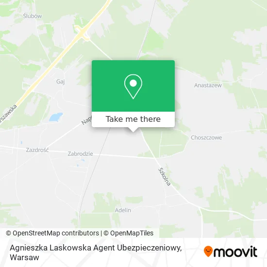 Agnieszka Laskowska Agent Ubezpieczeniowy map