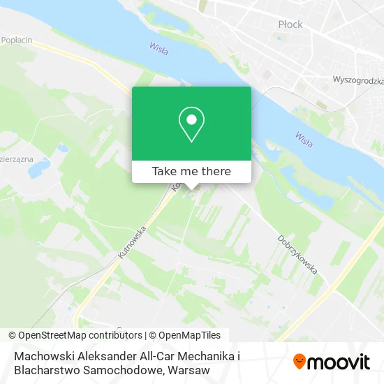 Карта Machowski Aleksander All-Car Mechanika i Blacharstwo Samochodowe