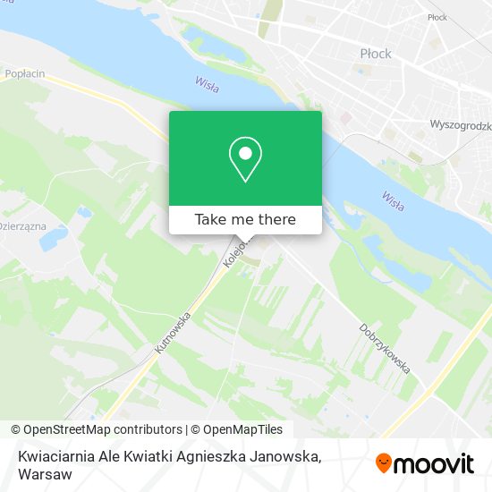 Карта Kwiaciarnia Ale Kwiatki Agnieszka Janowska