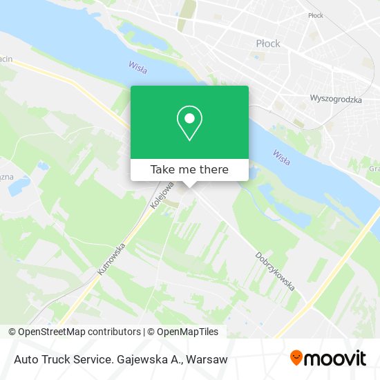 Auto Truck Service. Gajewska A. map