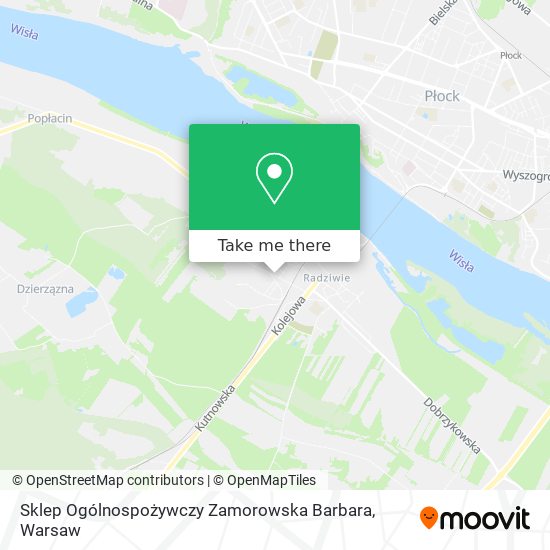 Sklep Ogólnospożywczy Zamorowska Barbara map