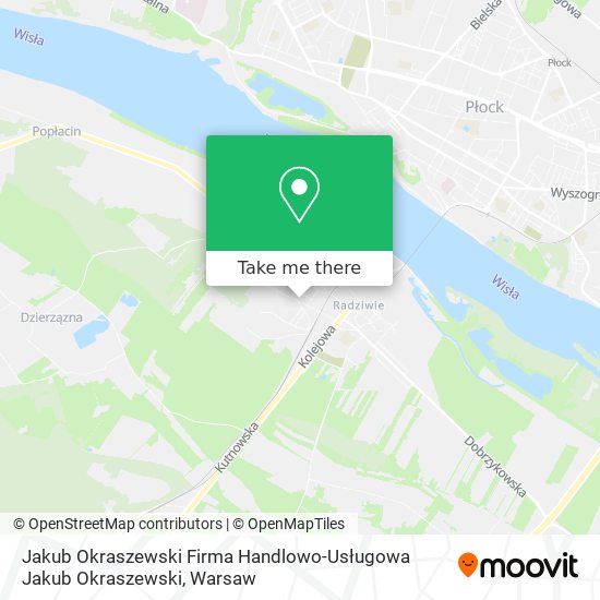 Jakub Okraszewski Firma Handlowo-Usługowa Jakub Okraszewski map