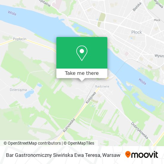 Bar Gastronomiczny Siwińska Ewa Teresa map