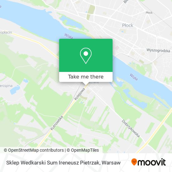 Sklep Wedkarski Sum Ireneusz Pietrzak map