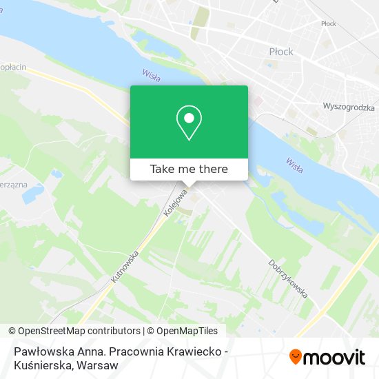 Pawłowska Anna. Pracownia Krawiecko - Kuśnierska map