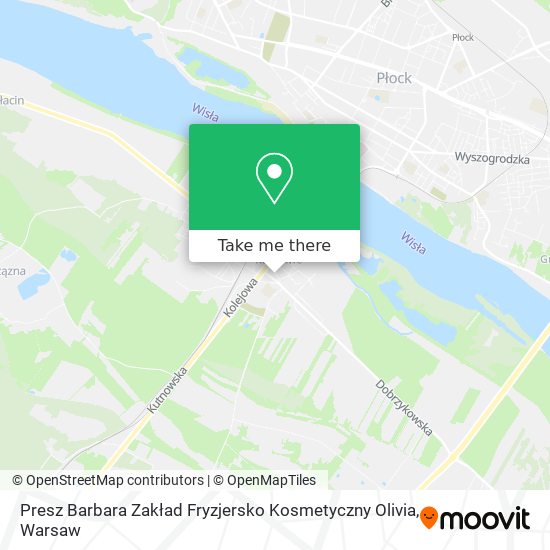 Presz Barbara Zakład Fryzjersko Kosmetyczny Olivia map