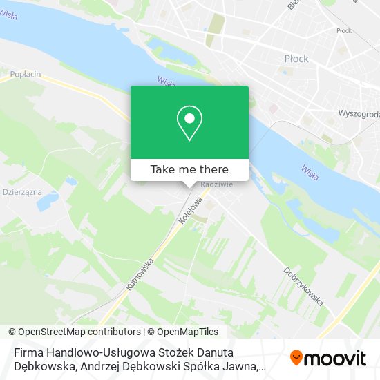 Firma Handlowo-Usługowa Stożek Danuta Dębkowska, Andrzej Dębkowski Spółka Jawna map