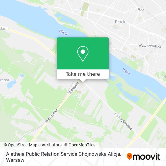 Aletheia Public Relation Service Chojnowska Alicja map